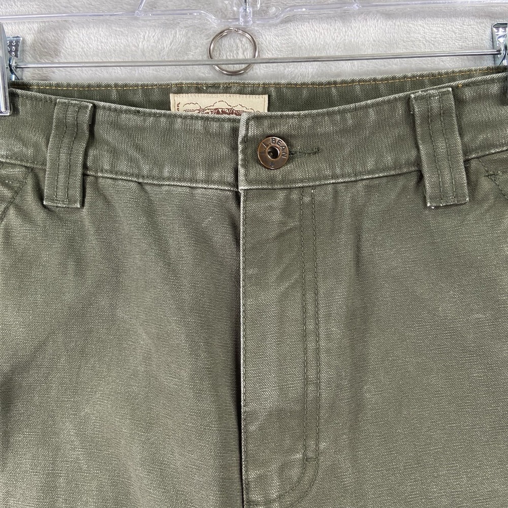L.L. Bean Pants Mens 30x30 Katahdin Iron Works Carpenter Canvas Workwear 270855 - Picture 4 of 12